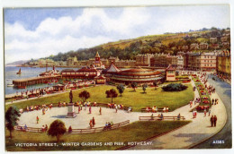 F. C. PARR : ISLE OF BUTE - ROTHESAY - VICTORIA STREET, WINTER GARDENS AND PIER - 1900-1949