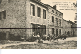 CPA . D43 . Le CHAMBON-sur-LIGNON . Les Barandons Pension Grand Suchet . - Le Chambon-sur-Lignon