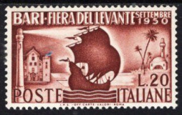 Italy - 1950 - Levant Fair In Bari - Mint Stamp - 1946-60: Ungebraucht