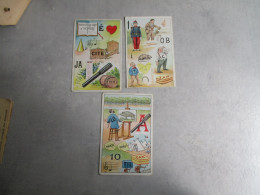 LOT 3 CHROMO REBUS REGLISSE ZAN P AUBRESPY UZES GARD - Sonstige & Ohne Zuordnung