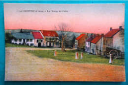 CPA CARTE POSTALE  LA COURTINE LE CHAMP DE FOIRE - La Courtine