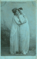 CPA Tragédiennes - Opéra - Tannhauser "Chanteuses Lyriques" CARRÉ & ZUCCHE* Oblitération 1905 - Oper