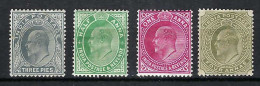 INDE ANGLAISE Ca.1902-09: Lot De Neufs* - 1902-11 King Edward VII