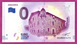 0-Euro SEAM 2018-1  ANDORRA - ANDORRA LA VELLA - CASA DE LA VALLE - Essais Privés / Non-officiels