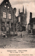 Ypres (Campagne De 1914) - Place Du Musée Et Halles - Ieper