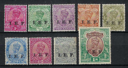 INDE ANGLAISE Ca.1914: Lot De Neufs* - 1911-35 Roi Georges V