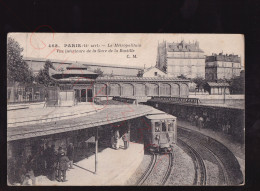 Paris - Le Métropolitain - Vue Intérieure De La Gare De La Bastille - Postkaart - Pariser Métro, Bahnhöfe