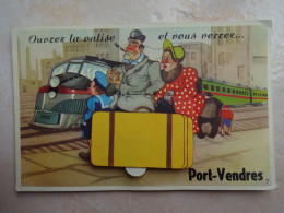 CPA SYSTEME 66 PPRT VENDRES Ouvrez La Valise Et Vous Verrez ... - Port Vendres