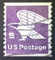 United States, Scott #1820, Used(o), 1981, Rate Change "B" Eagle , (18¢), Violet - Gebruikt