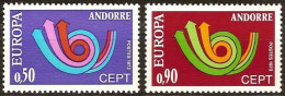 ANDORRE 1973 Yv 226/7 MNH Neufs - Nuevos