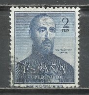 Q510N-SELLO SAN FRANCISCO JAVIER Nº1118 AÑO 1952 CLAVE ESCASO,CENTRADO. - Used Stamps