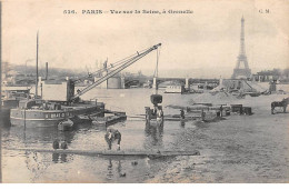 PARIS - Vue Sur La Seine à Grenelle - état - La Seine Et Ses Bords