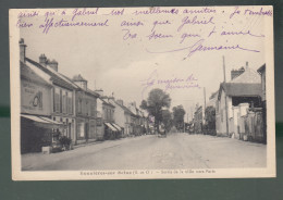 CP - 78 - Bonnières-sur-Seine - Sortie De La Ville Vers Paris - Bonnieres Sur Seine