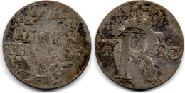 MA 33781 / Prusse - Preussen - Prussia 1/24 Thaler 1783 A TB+ - Groschen & Andere Kleinmünzen