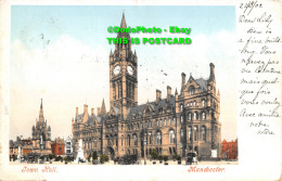 R439040 Manchester. Town Hall. Postcard. 1902 - Monde