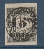 MARTINIQUE  N ° 21 OBL SAINT-PIERRE TTB - Used Stamps