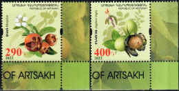 Artsakh 2022 "Flora Of Artsakh.Preservation Of The Widlife.Medlar & Walnut" 2v Quality:100% - Armenia