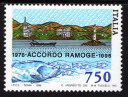 Italy - 1996 - RAMOGE Agreement - 20 Years - Mint Stamp - 1991-00: Mint/hinged