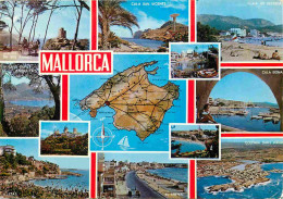 Espagne - Espana - Islas Baleares - Mallorca - Multivues - Carte Géographique - CPM - Voir Scans Recto-Verso - Mallorca