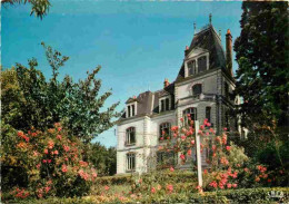 03 - Néris Les Bains - Château De Bellevue - Maison D'enfants Spécialisée Pour Nerveux - Fleurs - Carte Dentelée - CPSM  - Neris Les Bains