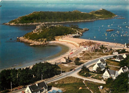 22 - Trébeurden - Le Rocher Du Castel Et L'île Milliau - Vue Aérienne - CPM - Voir Scans Recto-Verso - Trébeurden