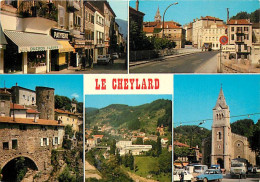 07 - Le Cheylard - Multivues - Automobiles - Patisserie - Ducros Fleurs - CPM - Voir Scans Recto-Verso - Le Cheylard