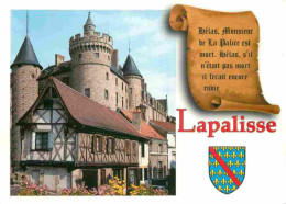 03 - Lapalisse - Maison à Colombages - Le Château - Blasons - CPM - Carte Neuve - Voir Scans Recto-Verso - Lapalisse