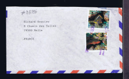 #88796 COSTA RICA Faune Fishes Poissons Espécimes Marines Mailed Melle -France - Poissons