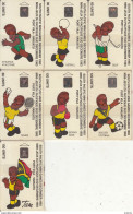 VANUATU - Set Of 7 Cards, South Pacific Mini Games, Tirage 3000-5000, 10/93, Mint - Vanuatu