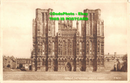 R439067 Wells Cathedral. West Front. Valentine. Sepiatype - Monde