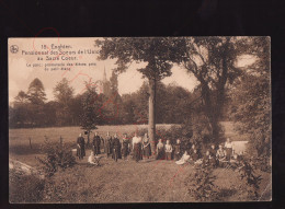 Enghien - Pensionnat Des Soeurs De L'Union Au Sacré Coeur -Le Parc: Promenade Des élèves Près Du Petit étang - Postkaart - Enghien - Edingen