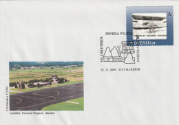 FDC FRATELLI RUSJAN 100. PRIMO VOLO FIRST FLIGHT - ERSTER FLUG MARIBOR 2009 - Aviateurs