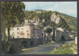 118250/ MEYRUEIS, La Tour De L'Horloge Et Le Rocher De La Vierge - Meyrueis