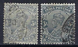 INDE ANGLAISE Ca.1911-32: Les 79,113 Obl. - 1911-35 Roi Georges V