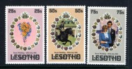 LESOTHO - 1981 ROYAL WEDDING SET (3V) FINE MNH ** SG 451-453 - Lesotho (1966-...)