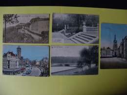 Belgique Divers - Courtrai - Namur - La Pannes - Parc De Tervueren - Schaerbeek - Lot De 5 Cartes - Colecciones Y Lotes