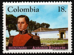 02- KOLUMBIEN - 1986 - MI#:1670 -MNH- ANTONIO RICAURTE - Colombia
