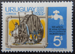 Uruguay 1971 The 100th Anniversary Of The Montevideo's Water Supply - Uruguay