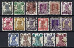 INDE ANGLAISE Ca.1936-47: Lot D' Obl. - 1936-47 Roi Georges VI