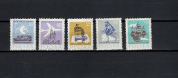 Poland 1958 Space, 400 Years Polnish Mail Service Set Of 5 MNH - Europa