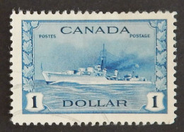 CANADA YT 218 OBLITÉRÉ "DESTROYER IROQUOIS" ANNÉES 1943/1948 - Used Stamps