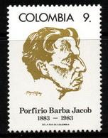 08- KOLUMBIEN - 1983- MI#:1618- MNH- PORFIRIO BARBA JACOB, POET - Colombia