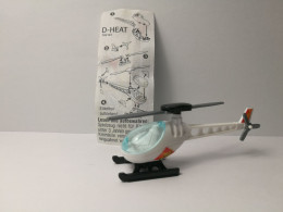 Kinder : 702277  Moderne Hubschrauber 1996 - D-HEAT   + BPZ - Steckfiguren