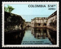 13- KOLUMBIEN - 1979- MI#:1406 - MNH- SAN FERNANDO CASTLE IN CARTAGENA - TOURISM - Kolumbien