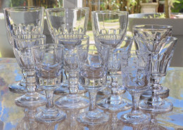 -LOT De 11 ANCIENS VERRES DIFFERENTES FORMES 7 MODELES Différents Collection      E - Vidrio & Cristal