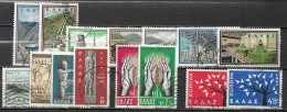 GREECE 1962 Complete All Sets Used Vl. 850 / 864 - Volledig Jaar