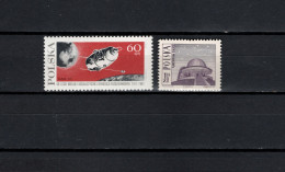 Poland 1966/1967 Space, Planetarium Kattowitz, October Revolution 2 Stamps MNH - Europa
