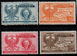 05- KOLUMBIEN - 1957 - MI#: 810-813 -MNH - 50 YEARS OF MILITARY CADET SCHOOL - Colombie