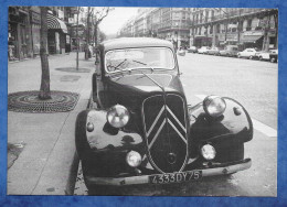 CPM 75 PARIS - Belle Traction Citroën En Très Gros Plan - Photo Odile Rosey 10/15 Cm - Turismo