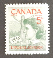 CANADA YT 319 NEUF**MNH " EMILY PAULINE JOHNSON" ANNÉE 1961 - Ungebraucht